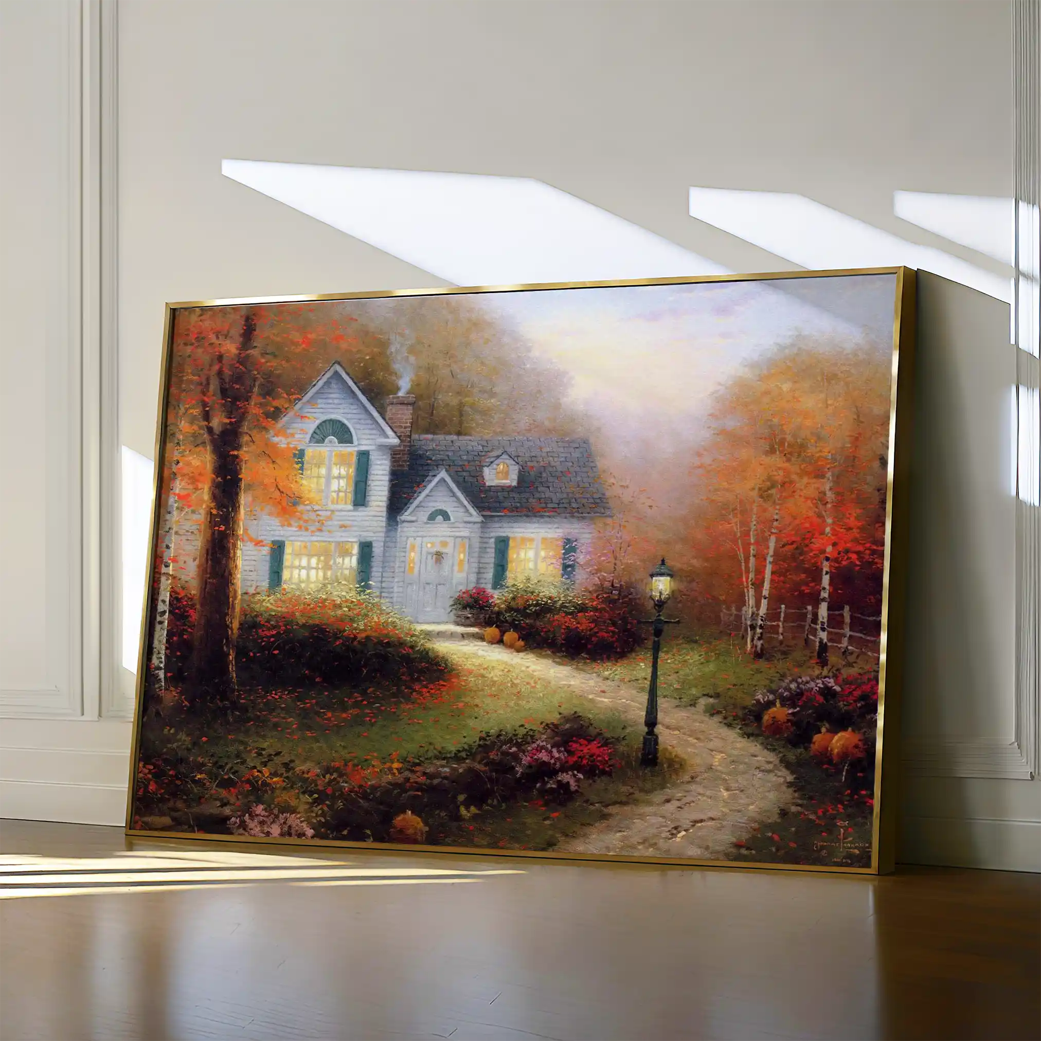 Landscape 088 Canvas Art 90 x 60 cm / Stretched on hidden frame