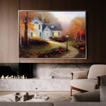 Landscape 088 Canvas Art 90 x 60 cm / Stretched on hidden frame