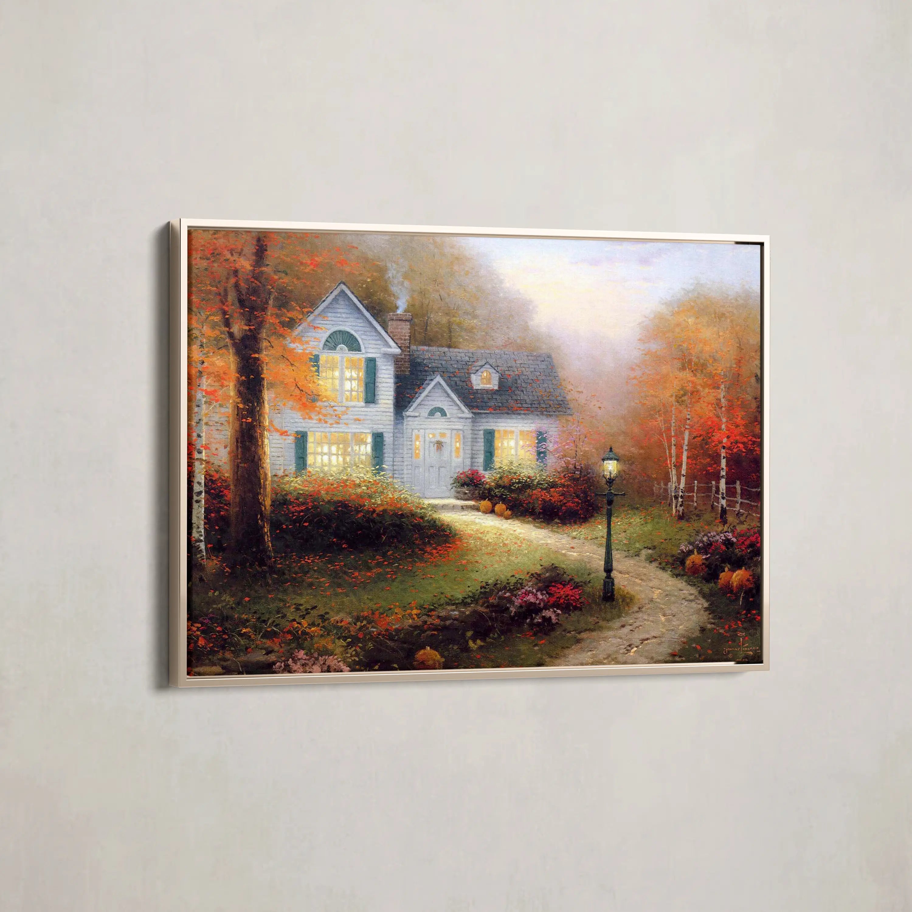 Landscape Canvas Wall Art WAD088-L 90 x 60 cm / Stretched on hidden frame