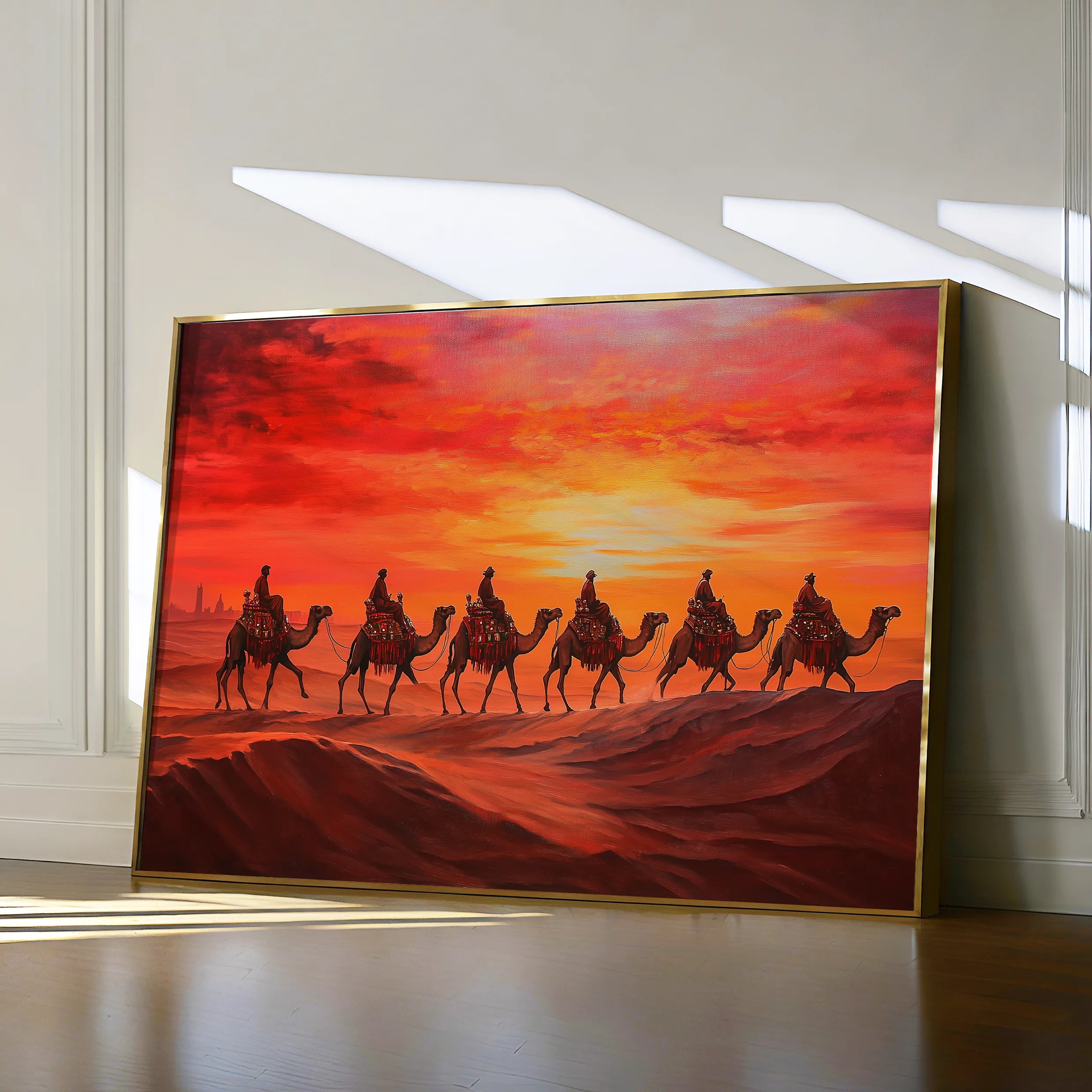 Orientalist Canvas Wall Art WAD088-OR 90 x 60 cm / Stretched on hidden frame
