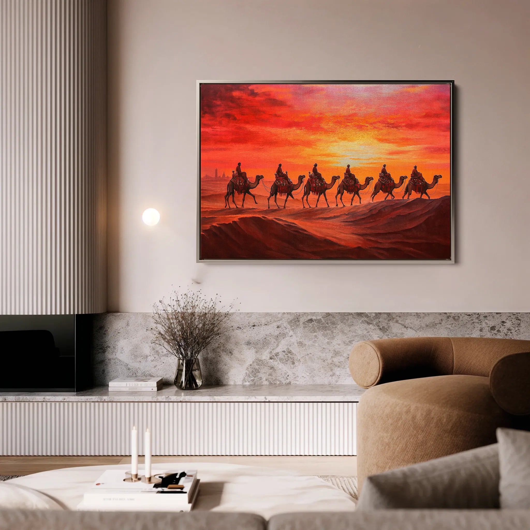 Orientalist Canvas Wall Art WAD088-OR 90 x 60 cm / Stretched on hidden frame
