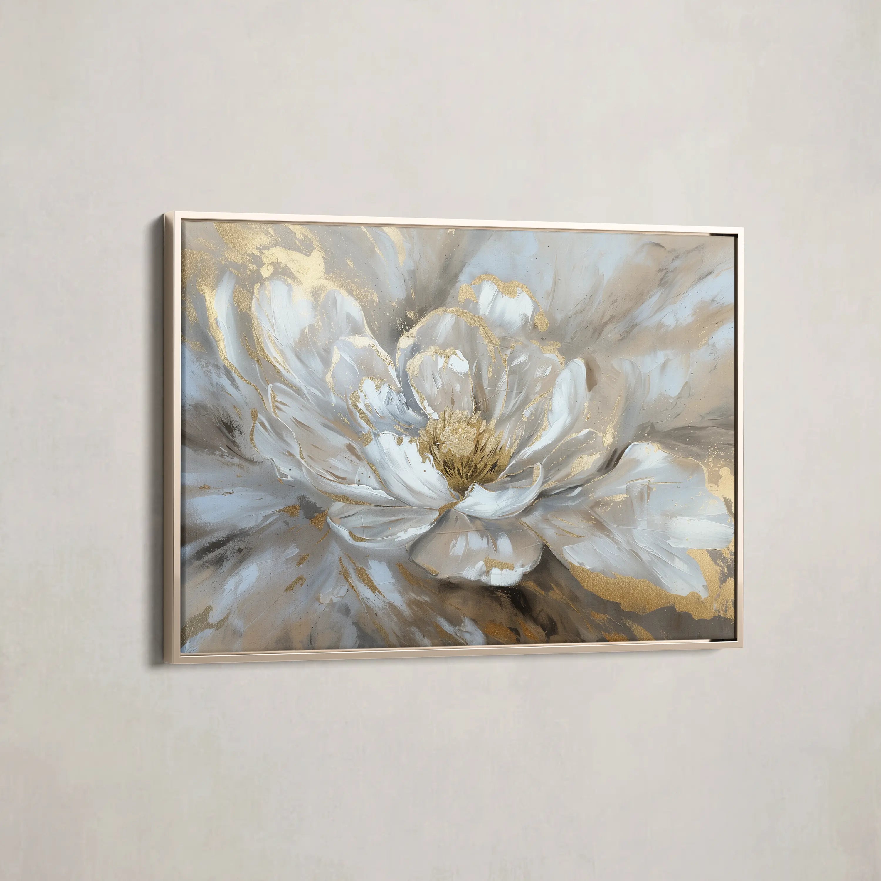 Floral Canvas Wall Art WAD089-F 90 x 60 cm / Stretched on hidden frame