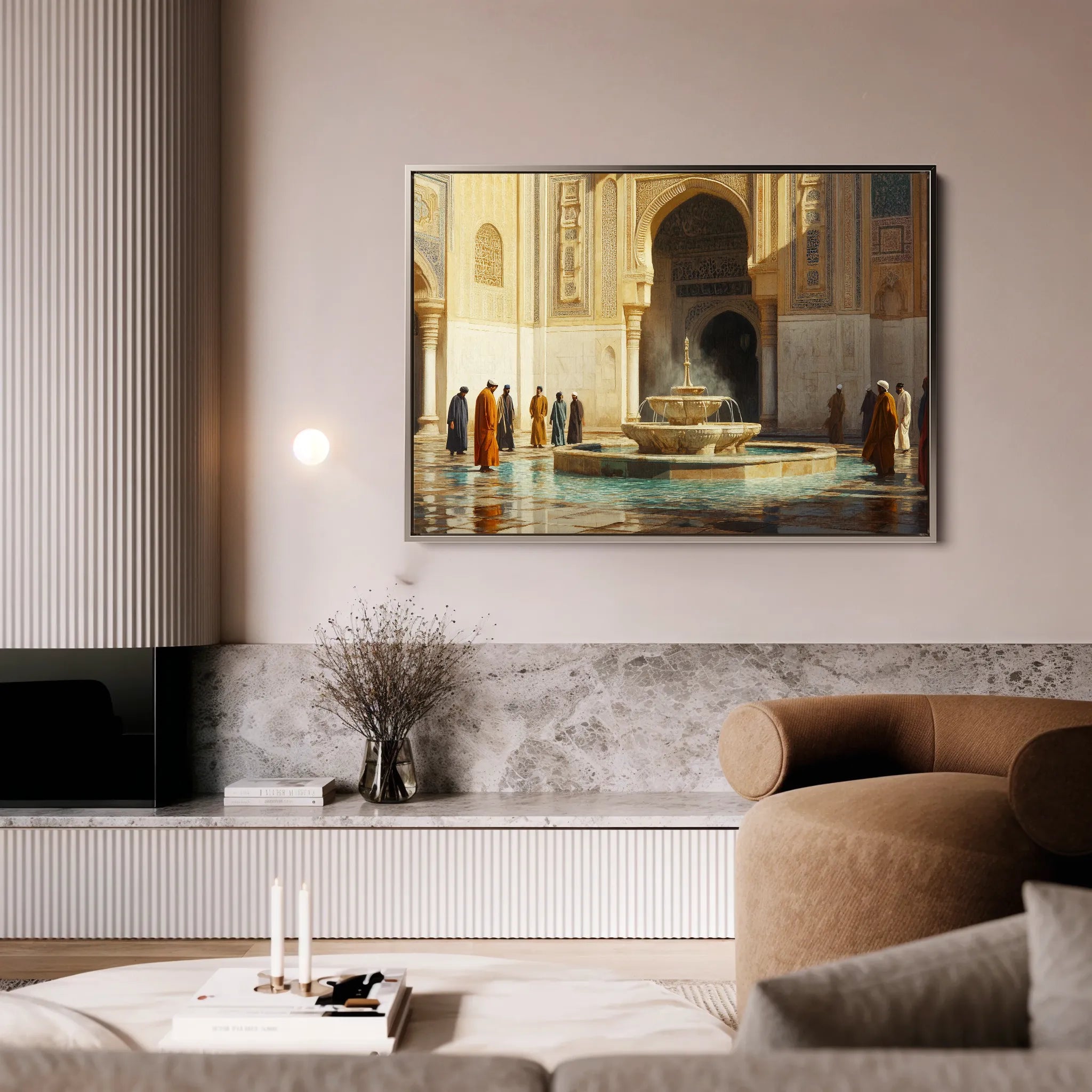 Orientalist Canvas Wall Art WAD089-OR 90 x 60 cm / Stretched on hidden frame