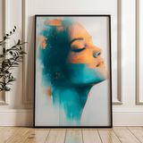 Portrait 089 Canvas Art 90 x 60 cm / Stretched on hidden frame