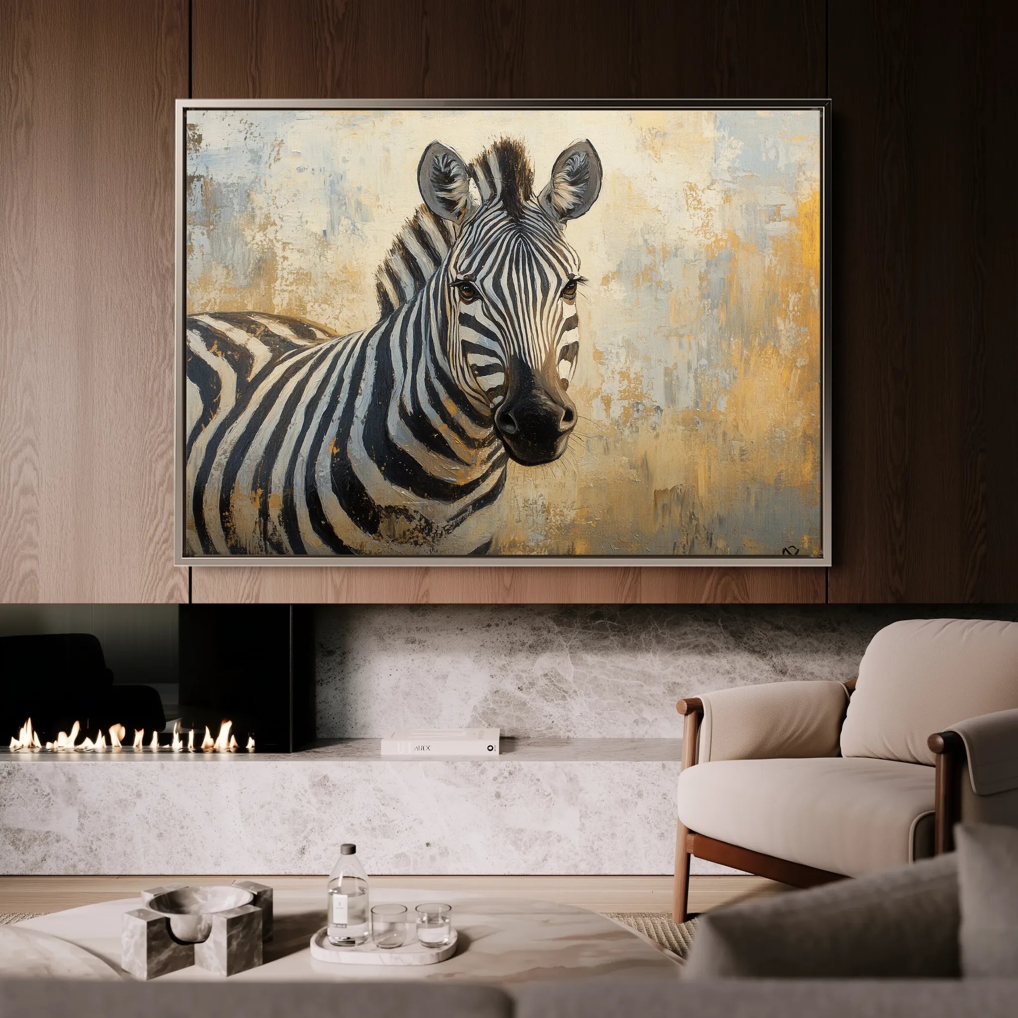Animals Canvas Wall Art WAD090-AN 90 x 60 cm / Stretched on hidden frame
