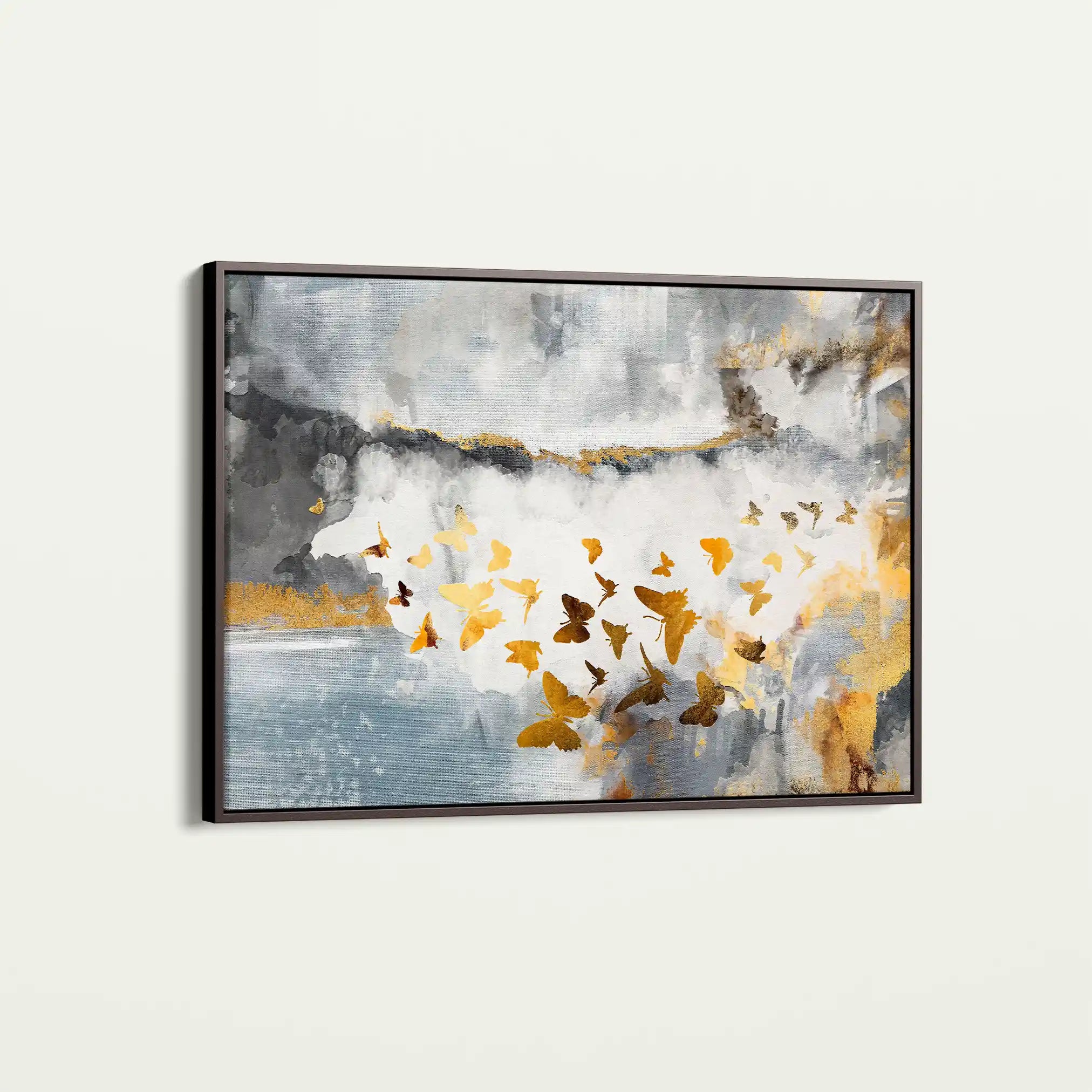 Abstract 090 Canvas Art 60 x 40 cm / Stretched on hidden frame