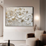 Floral Canvas Wall Art WAD090-F 90 x 60 cm / Stretched on hidden frame