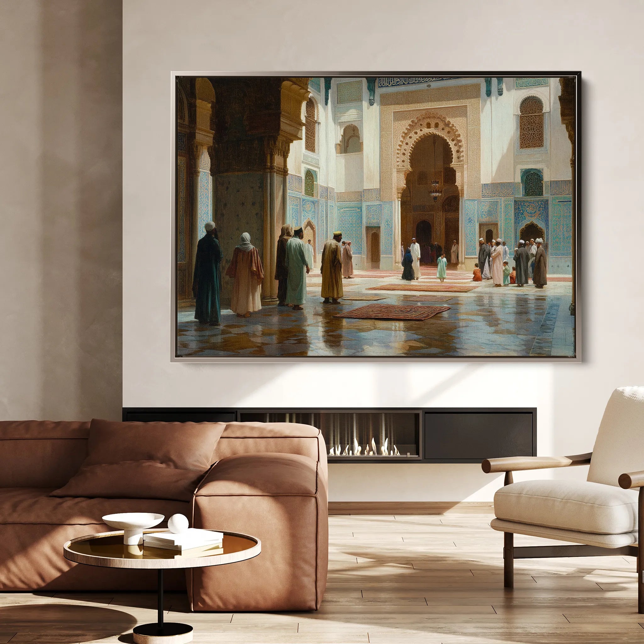 Orientalist Canvas Wall Art WAD090-OR 90 x 60 cm / Stretched on hidden frame