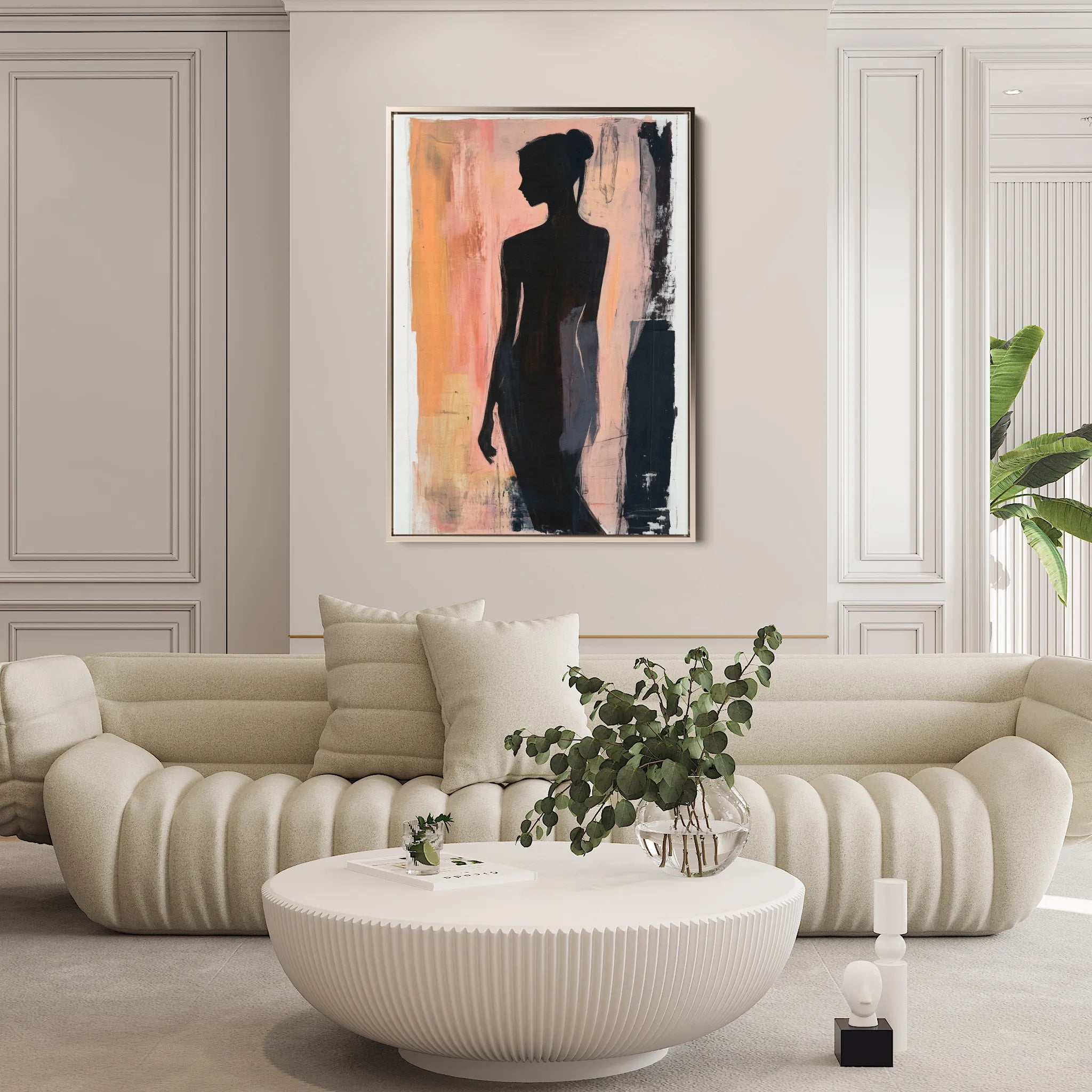 Portrait Canvas Wall Art WAD090-P 90 x 60 cm / Stretched on hidden frame