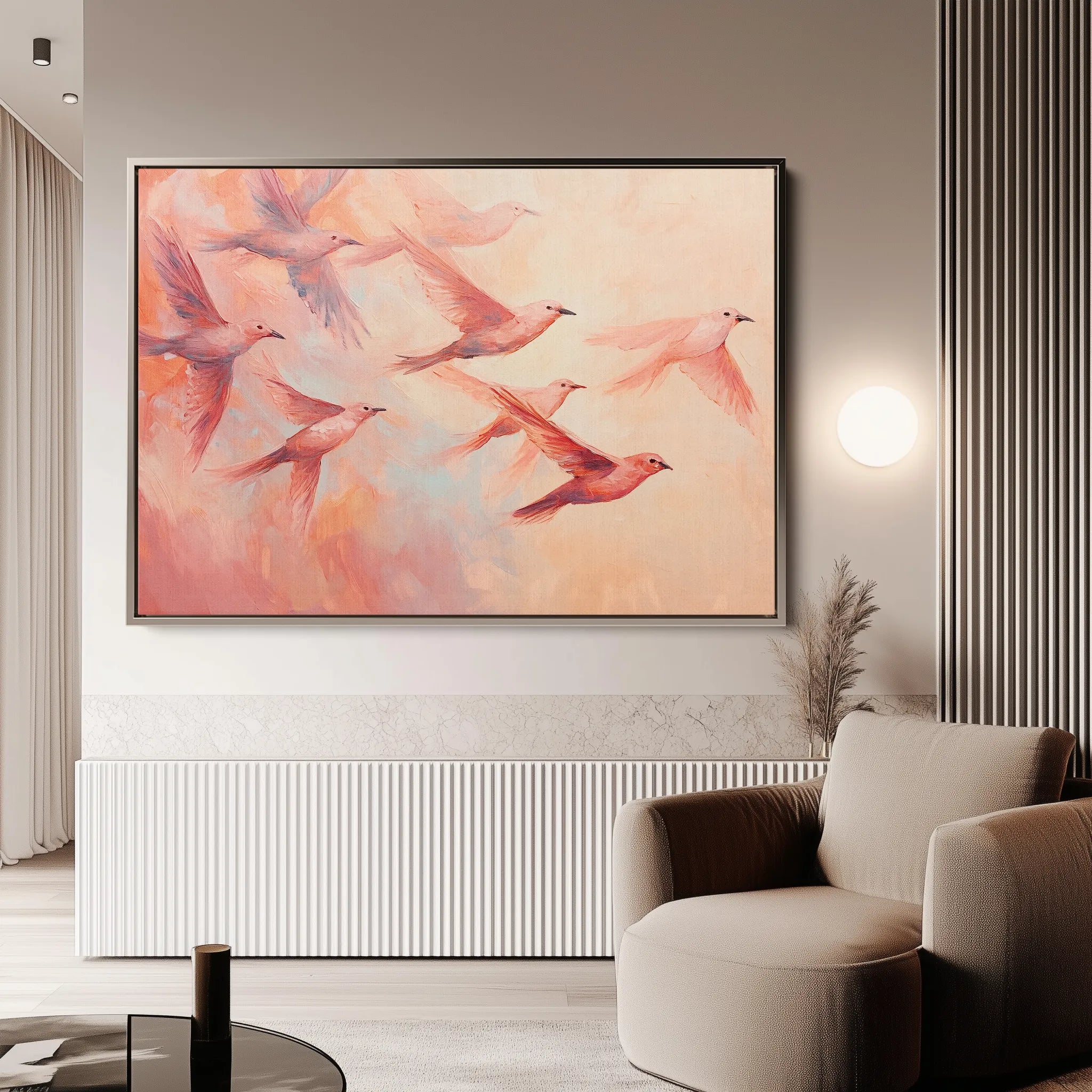 Animals Canvas Wall Art WAD091-AN 90 x 60 cm / Stretched on hidden frame