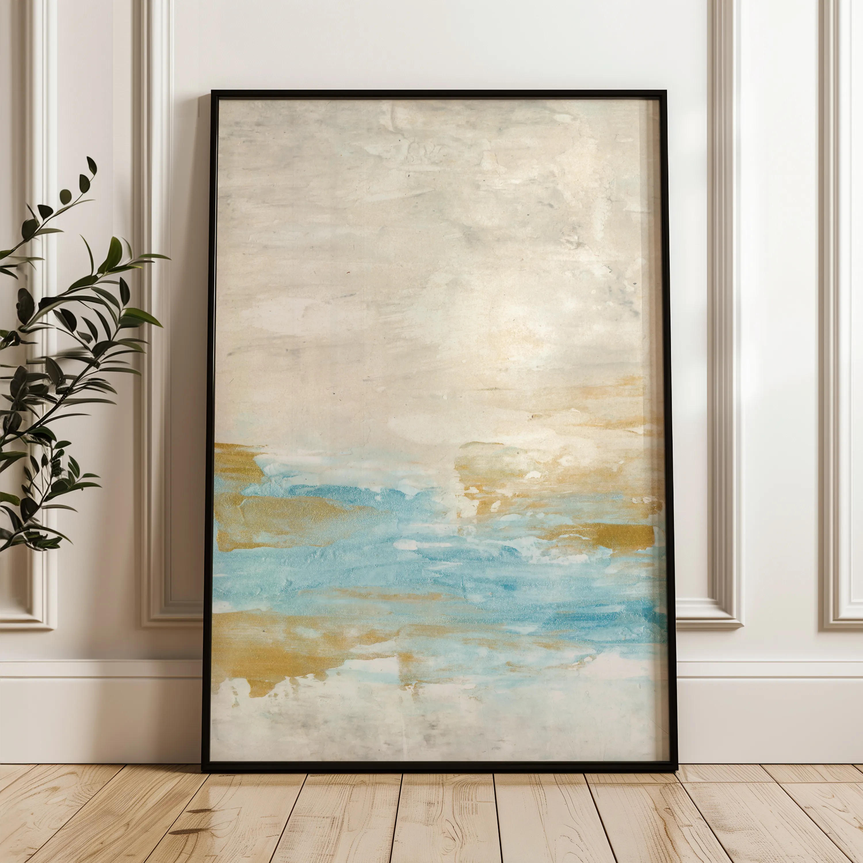 Abstract Canvas Wall Art WAD091-A 90 x 60 cm / Stretched on hidden frame