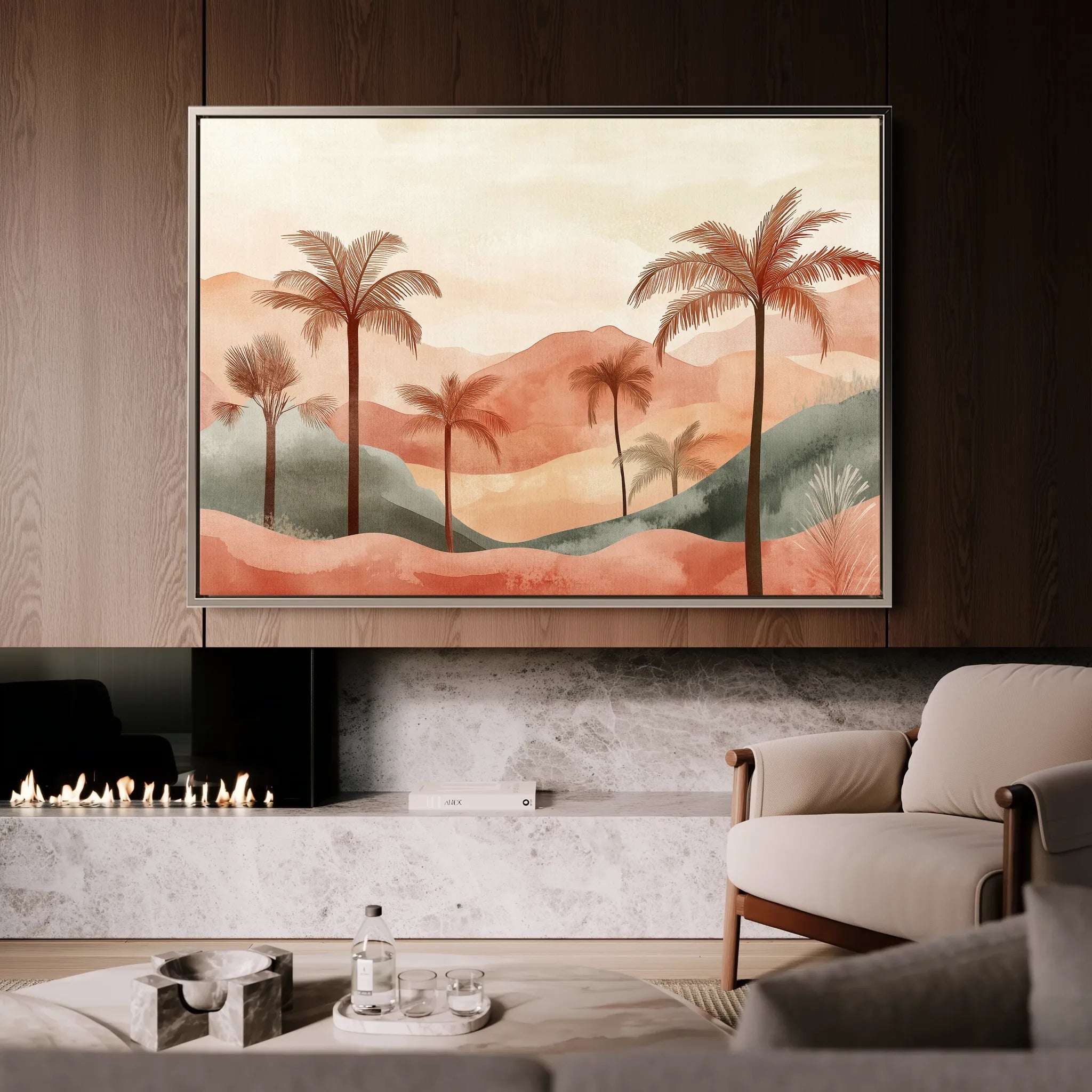 Boho Canvas Wall Art WAD091-BH 90 x 60 cm / Stretched on hidden frame