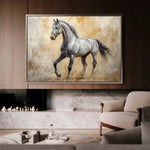 Horses 091 Canvas Art 90 x 60 cm / Stretched on hidden frame