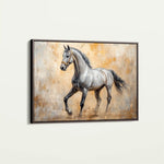Horses 091 Canvas Art 90 x 60 cm / Stretched on hidden frame