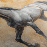 Horses 091 Canvas Art 90 x 60 cm / Stretched on hidden frame