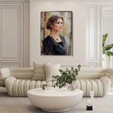 Portrait 091 Canvas Art 90 x 60 cm / Stretched on hidden frame