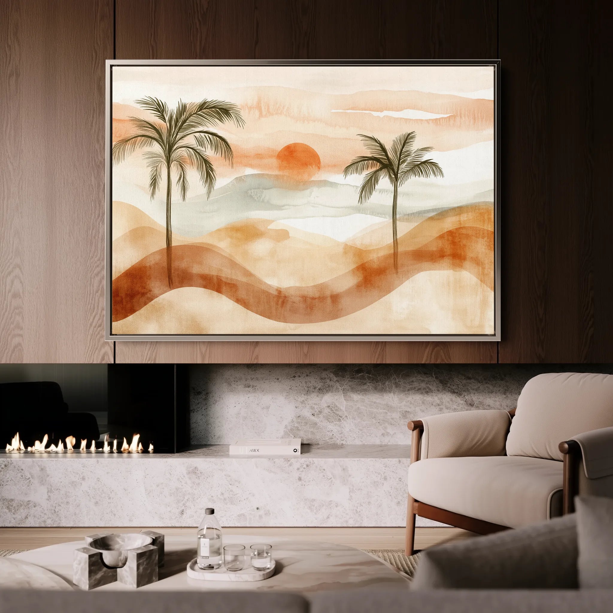 Boho Canvas Wall Art WAD092-BH 90 x 60 cm / Stretched on hidden frame