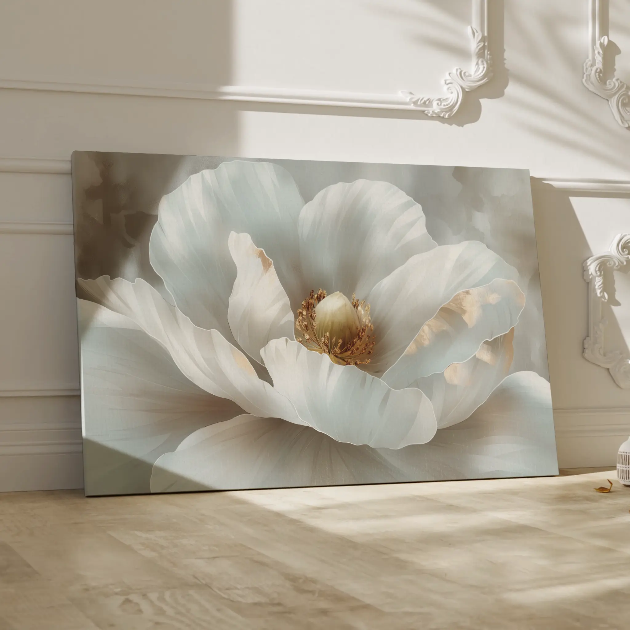 Floral Canvas Wall Art WAD092-F 90 x 60 cm / Stretched on hidden frame