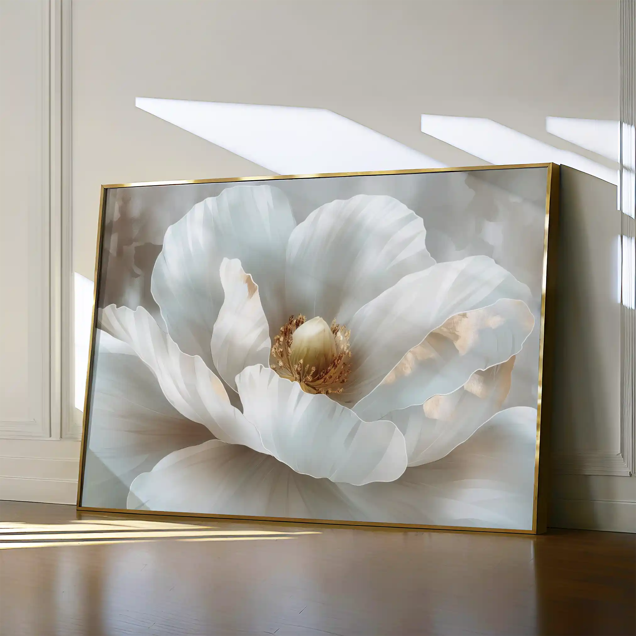 Floral Canvas Wall Art WAD092-F 90 x 60 cm / Stretched on hidden frame