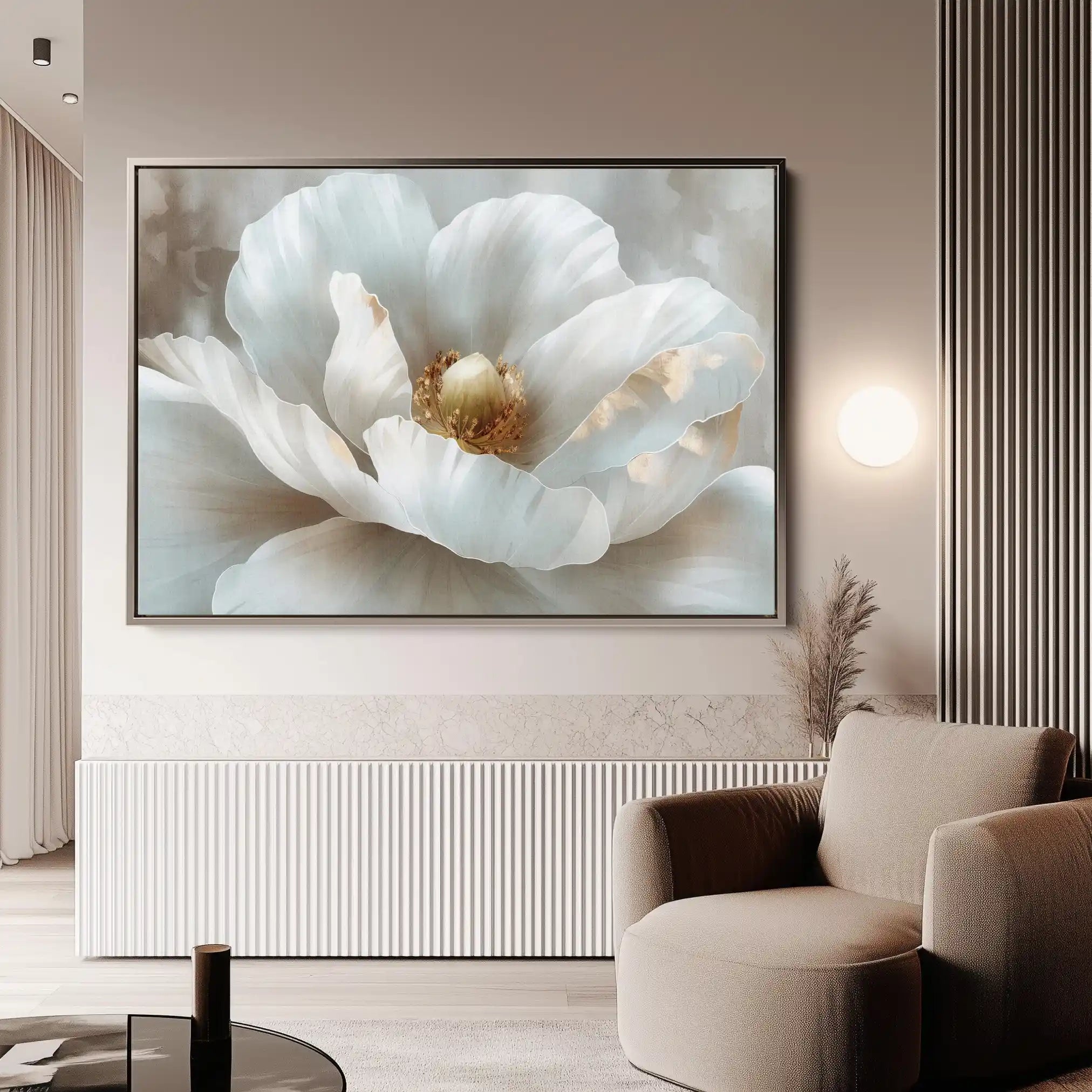 Floral Canvas Wall Art WAD092-F 90 x 60 cm / Stretched on hidden frame