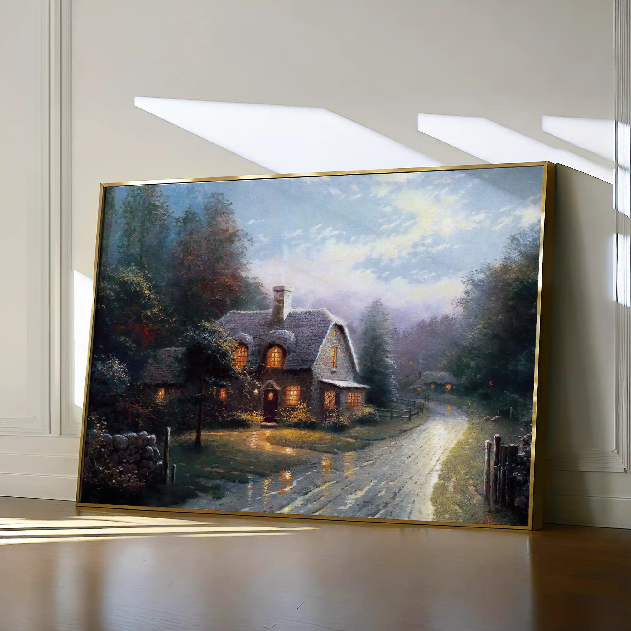 Landscape 092 Canvas Art 90 x 60 cm / Stretched on hidden frame