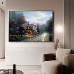 Landscape 092 Canvas Art 90 x 60 cm / Stretched on hidden frame