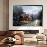 Landscape 092 Canvas Art 90 x 60 cm / Stretched on hidden frame