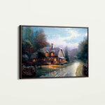 Landscape 092 Canvas Art 90 x 60 cm / Stretched on hidden frame