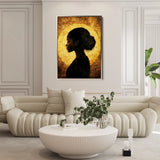 Portrait 092 Canvas Art 90 x 60 cm / Stretched on hidden frame