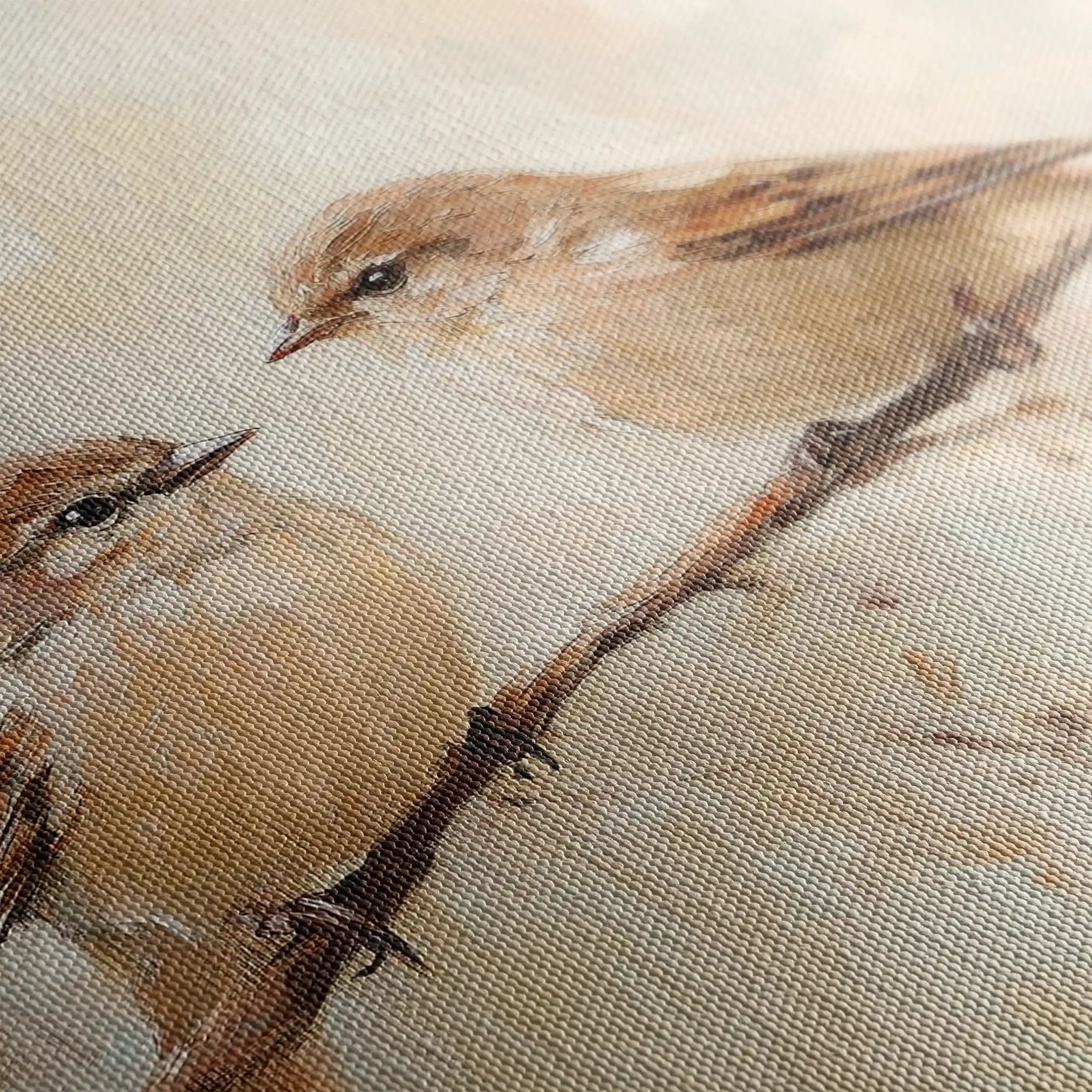 Animals 093 Canvas Art 90 x 60 cm / Stretched on hidden frame