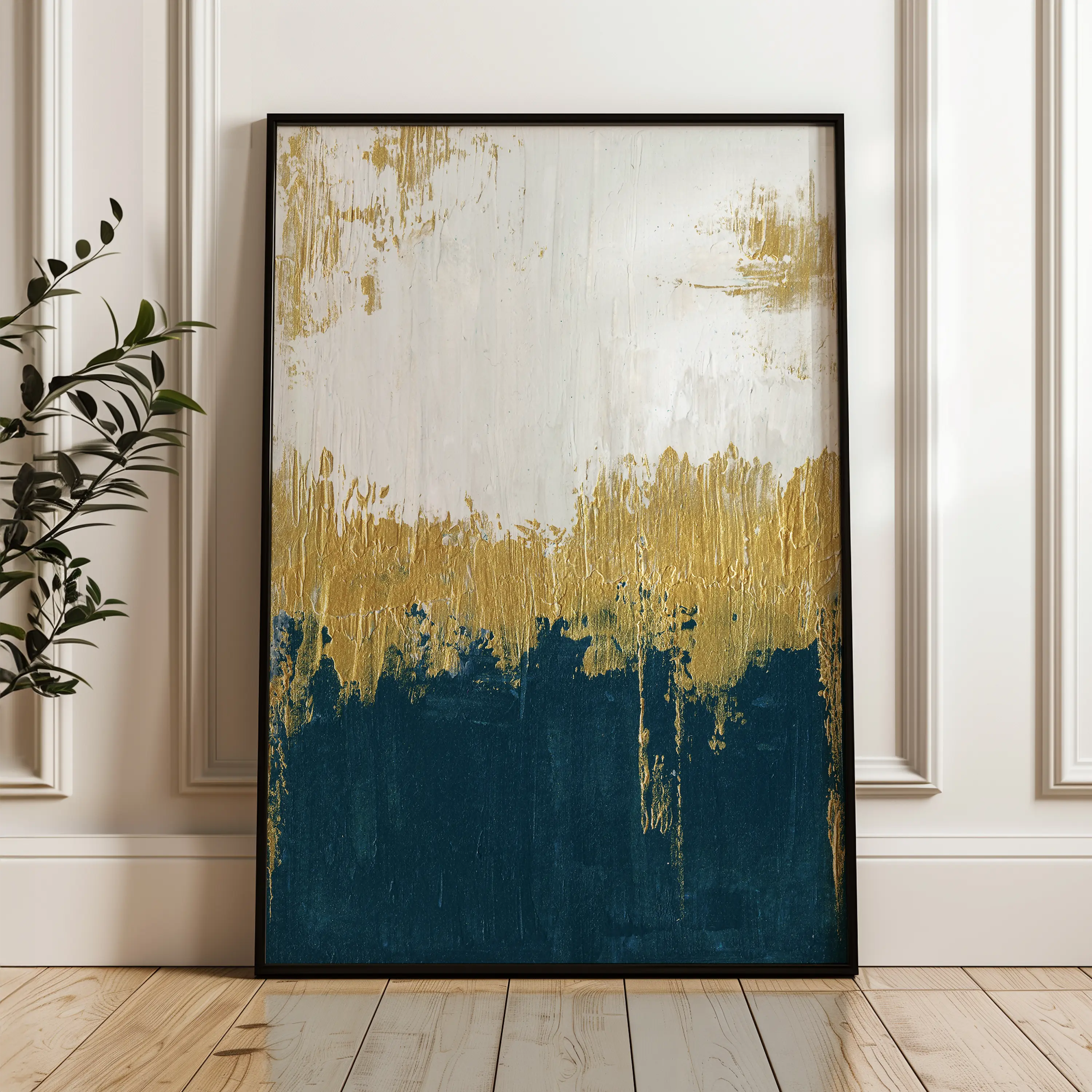 Abstract Canvas Wall Art WAD093-A 90 x 60 cm / Stretched on hidden frame