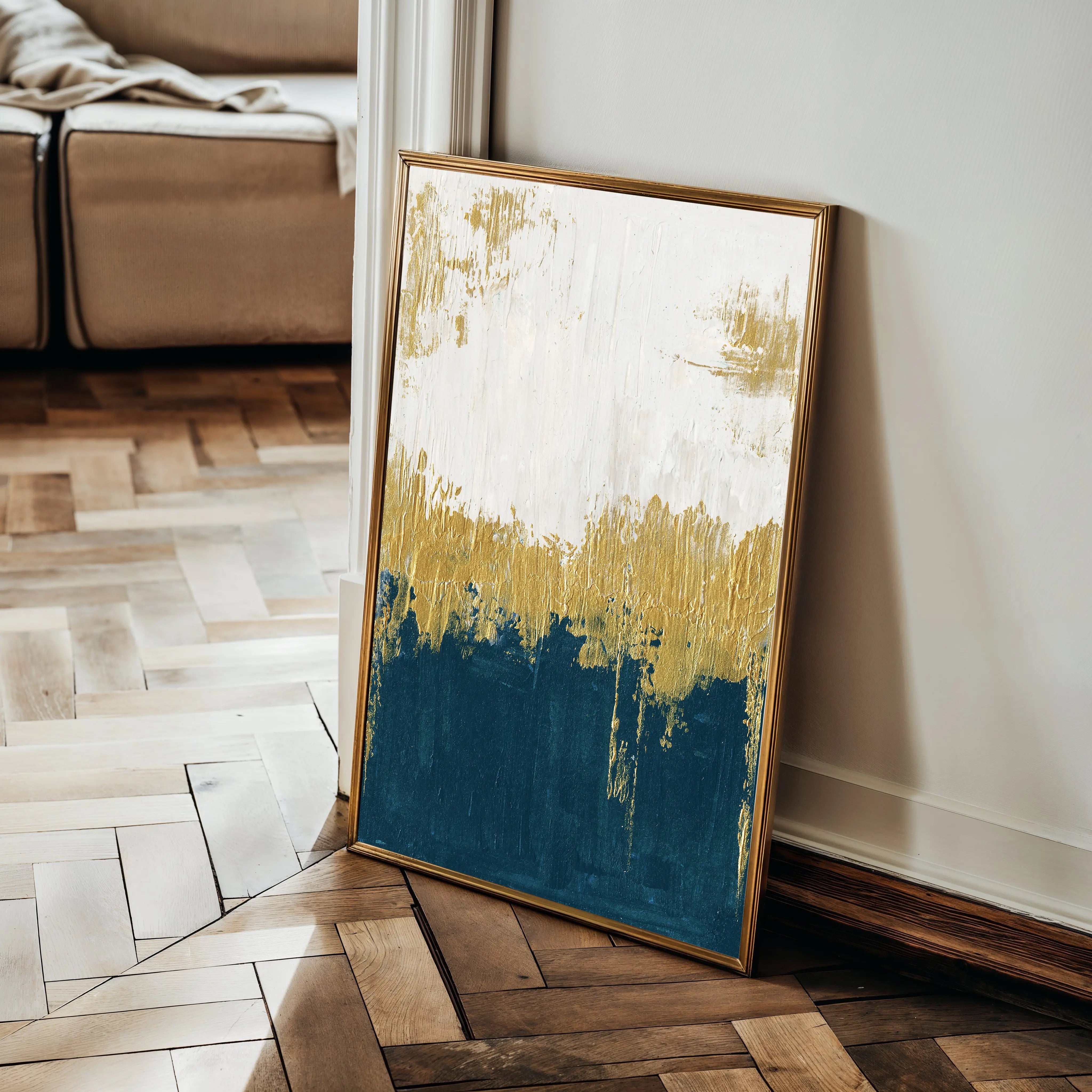 Abstract Canvas Wall Art WAD093-A 90 x 60 cm / Stretched on hidden frame