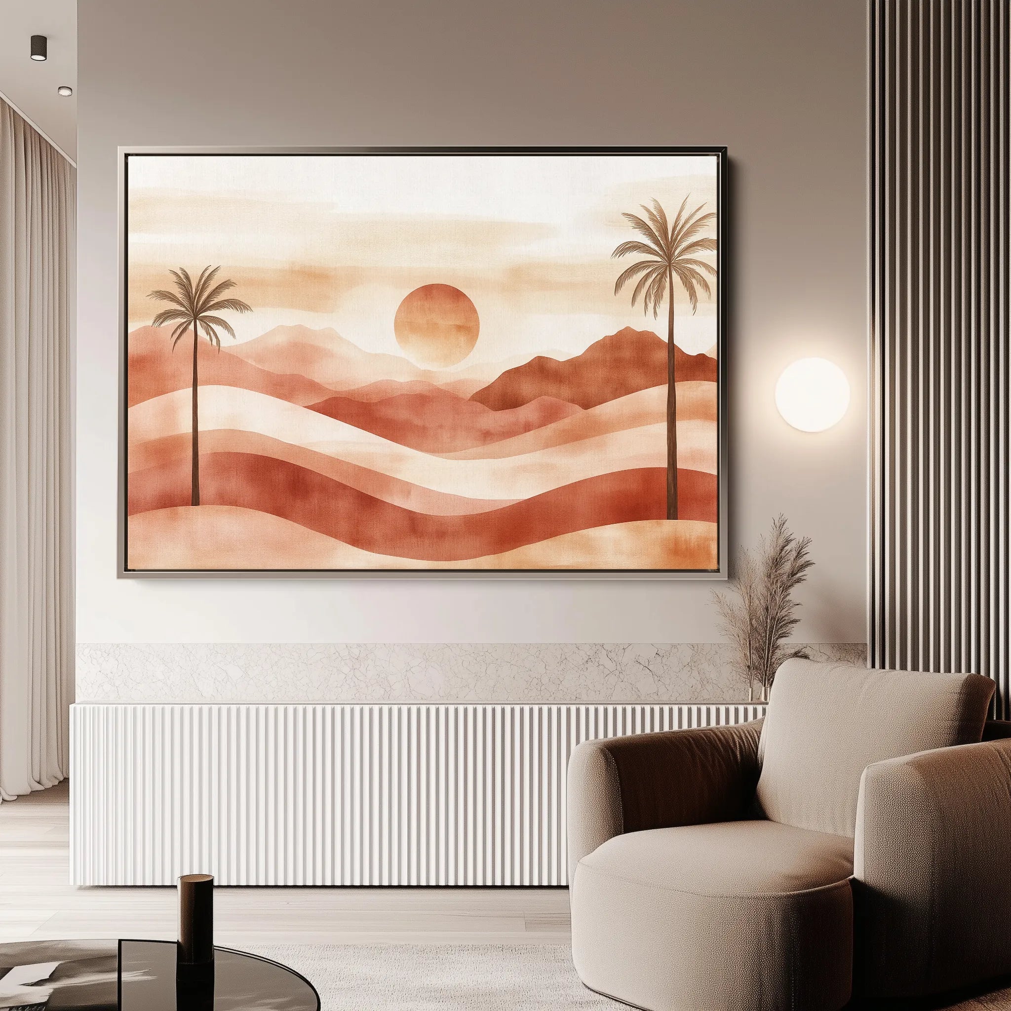 Boho Canvas Wall Art WAD093-BH 90 x 60 cm / Stretched on hidden frame