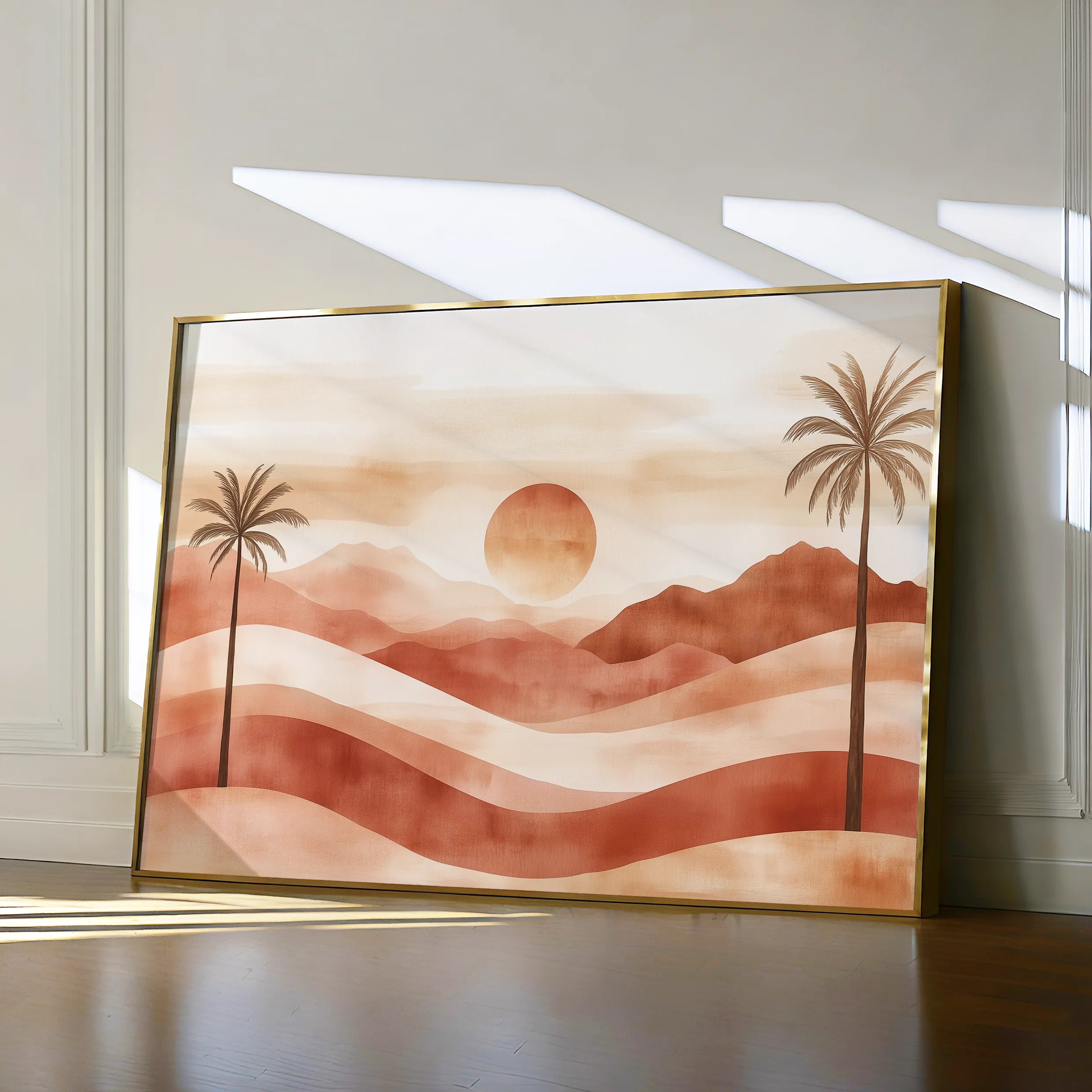 Boho Canvas Wall Art WAD093-BH 90 x 60 cm / Stretched on hidden frame