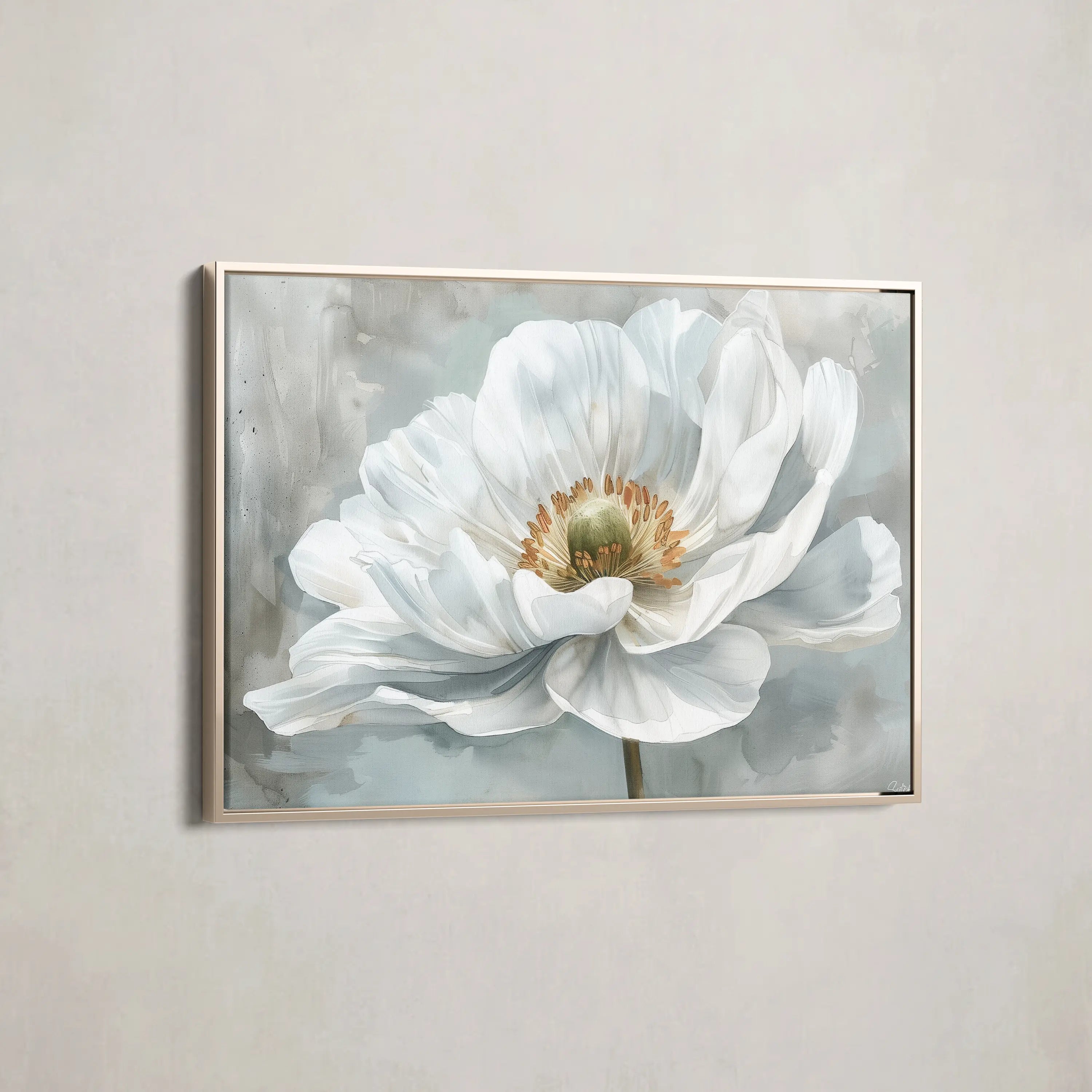 Floral Canvas Wall Art WAD093-F 90 x 60 cm / Stretched on hidden frame