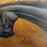Horses 093 Canvas Art 90 x 60 cm / Stretched on hidden frame