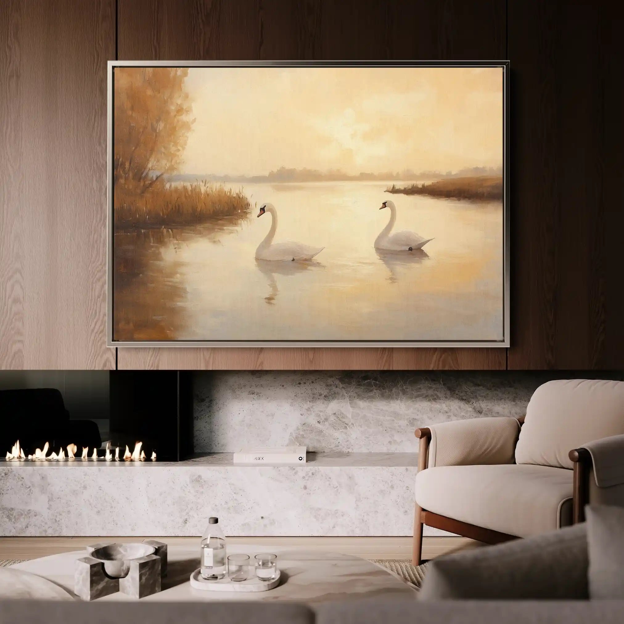 Animals 094 Canvas Art 90 x 60 cm / Stretched on hidden frame