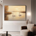 Animals 094 Canvas Art 90 x 60 cm / Stretched on hidden frame