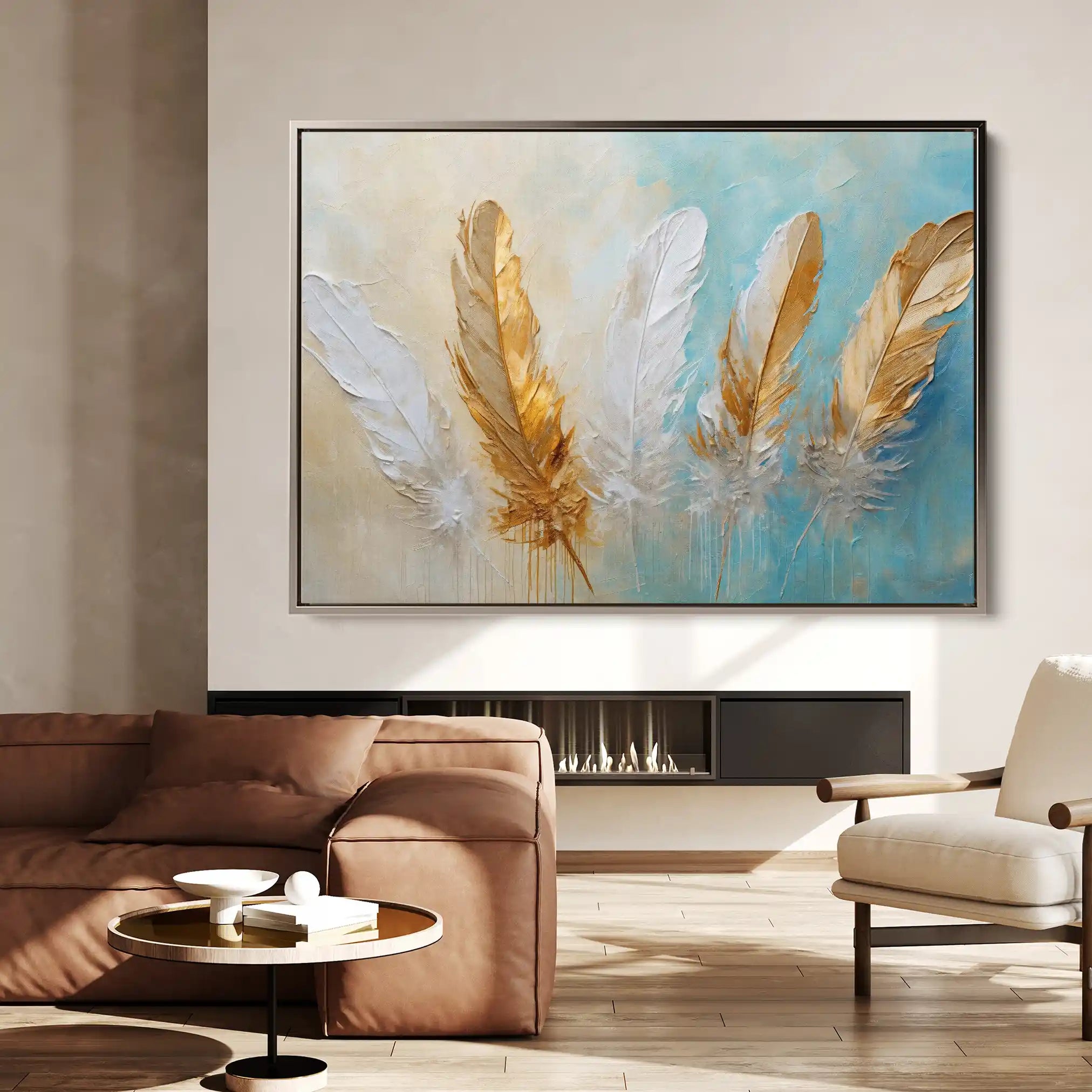 Abstract 094 Canvas Art 60 x 40 cm / Stretched on hidden frame