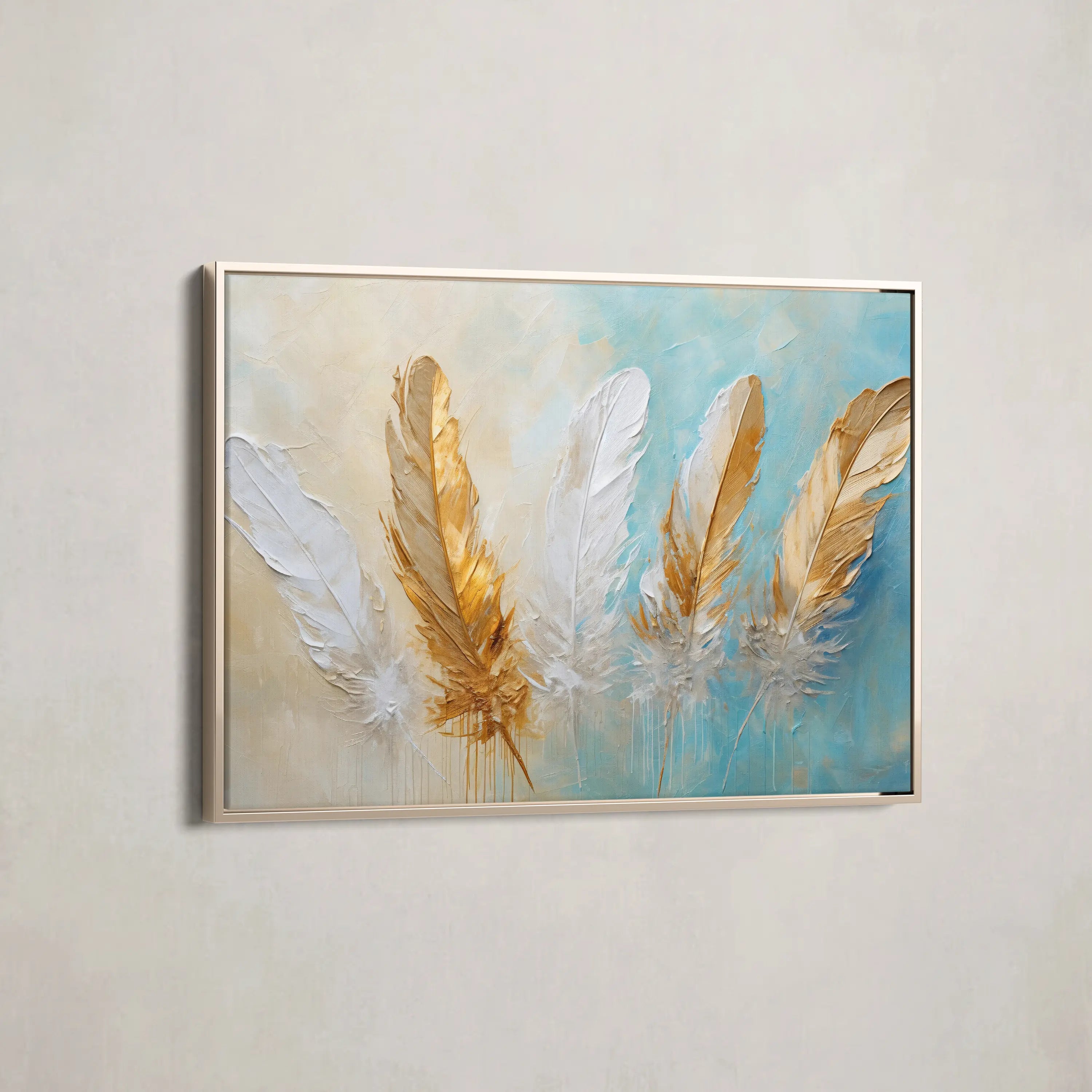 Abstract Canvas Wall Art WAD094-A 90 x 60 cm / Stretched on hidden frame