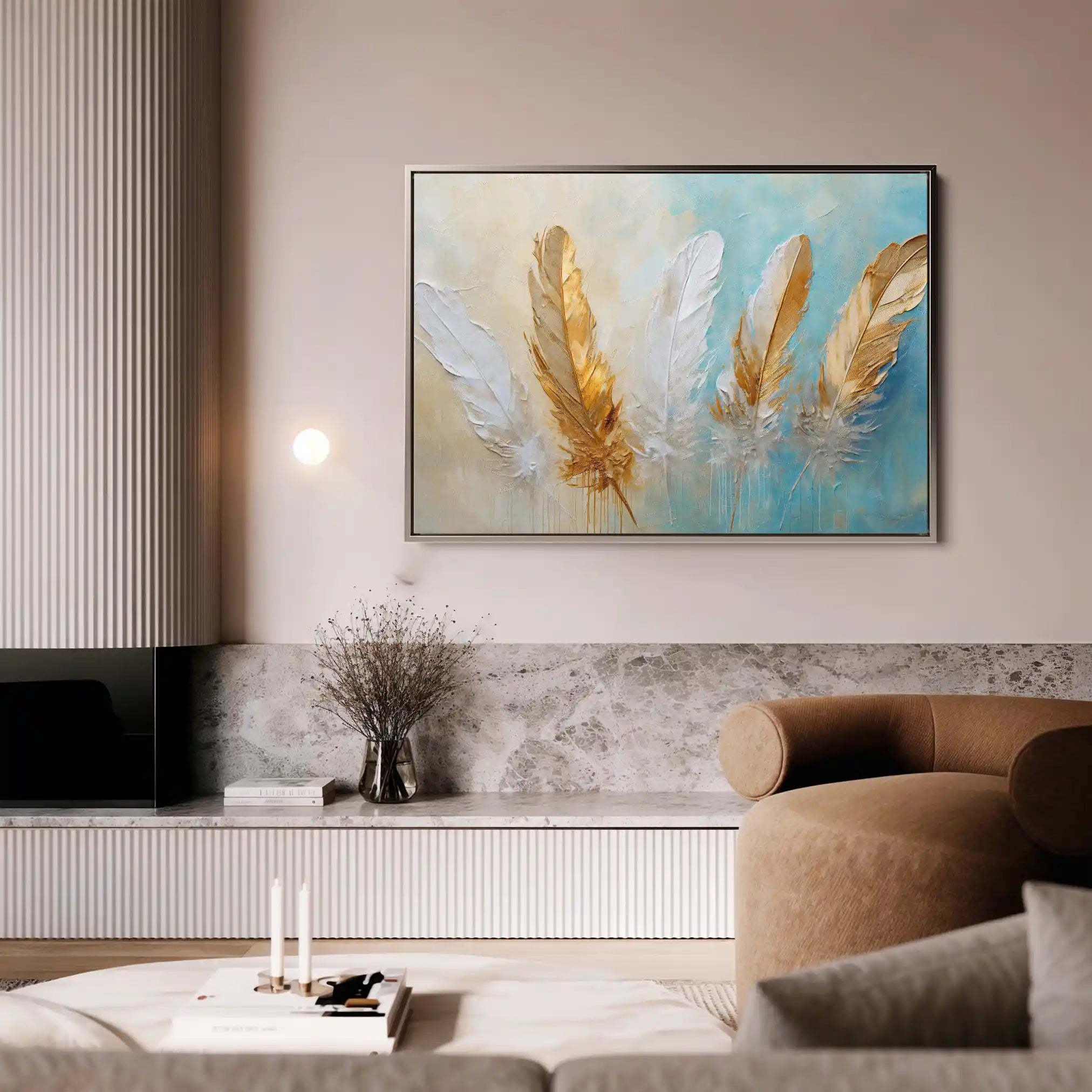 Abstract 094 Canvas Art 60 x 40 cm / Stretched on hidden frame