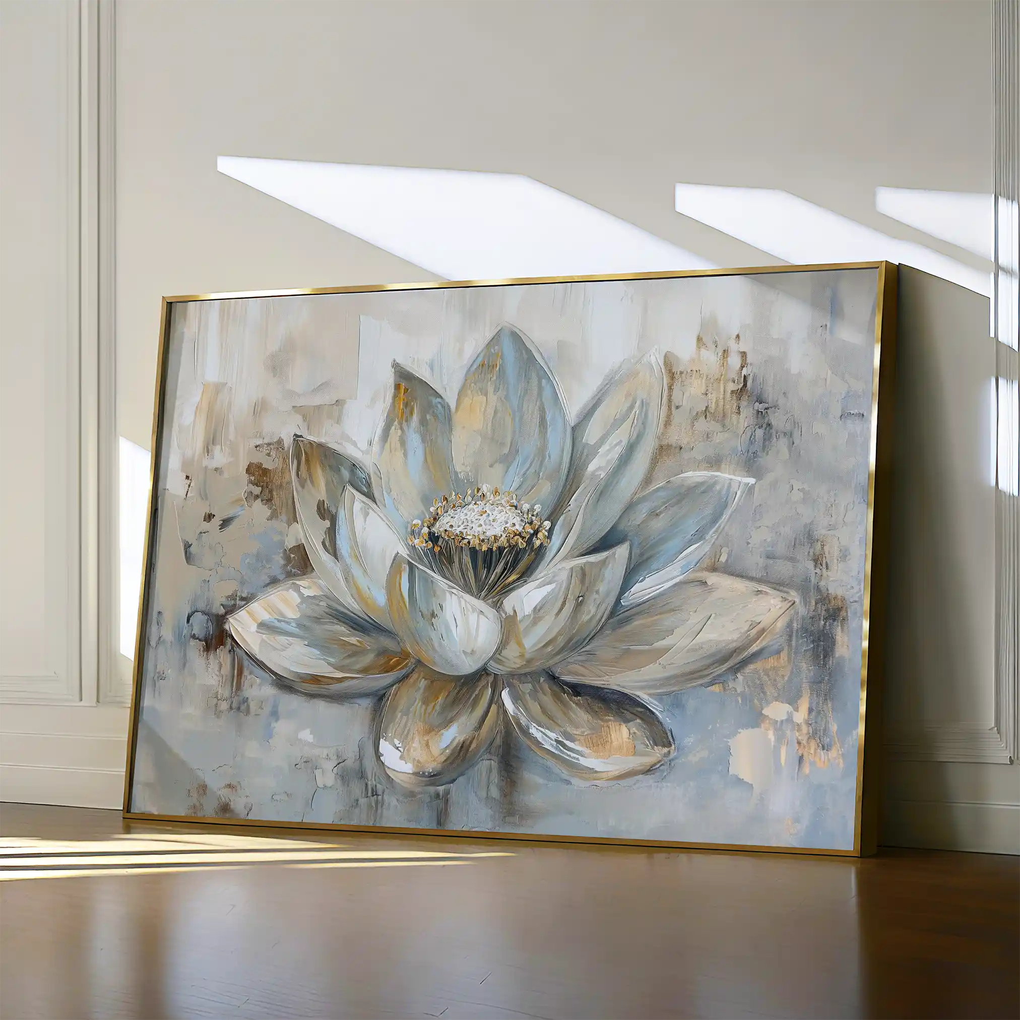 Floral Canvas Wall Art WAD094-F 90 x 60 cm / Stretched on hidden frame
