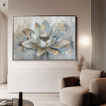 Floral Canvas Wall Art WAD094-F 90 x 60 cm / Stretched on hidden frame