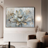 Floral Canvas Wall Art WAD094-F 90 x 60 cm / Stretched on hidden frame