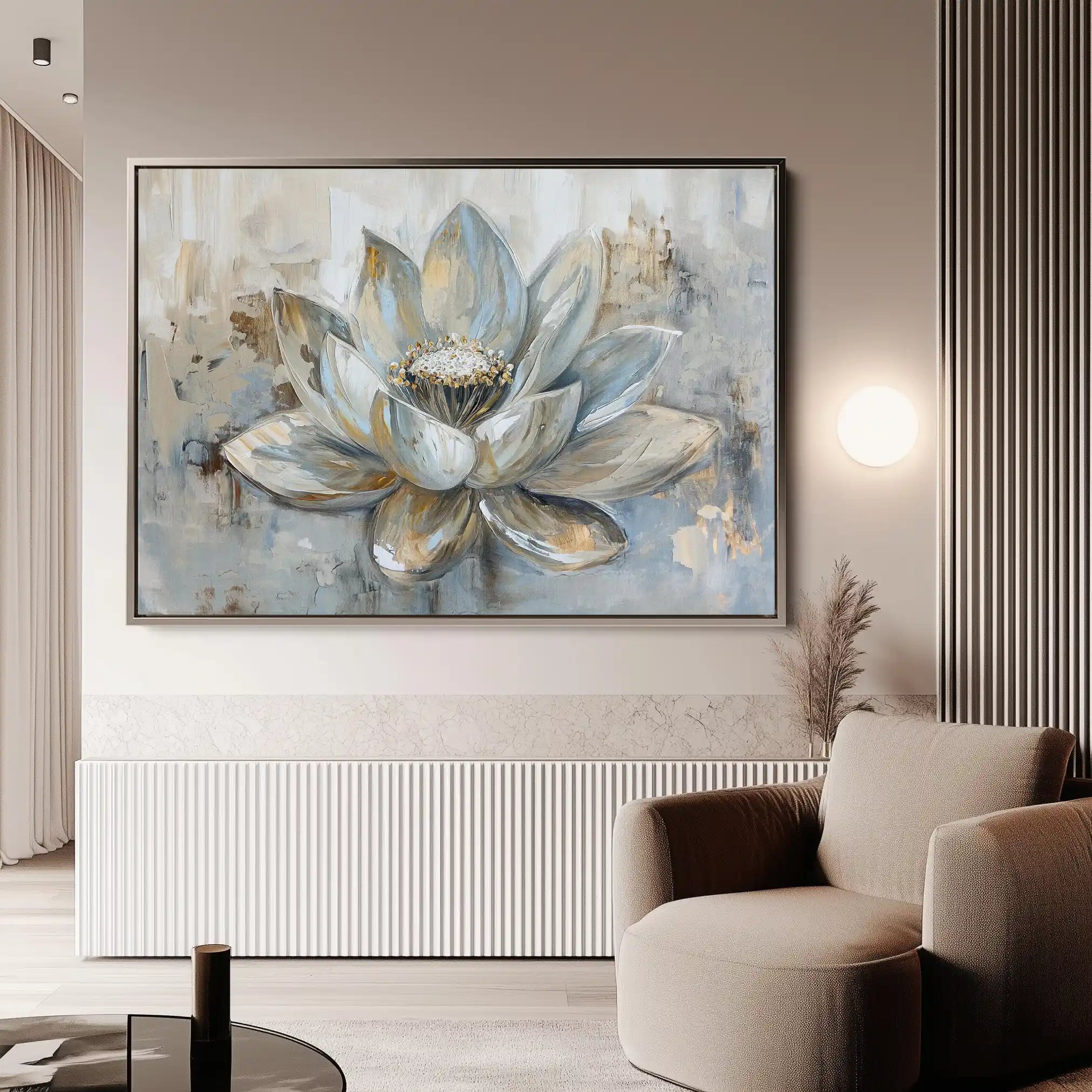 Floral Canvas Wall Art WAD094-F 90 x 60 cm / Stretched on hidden frame