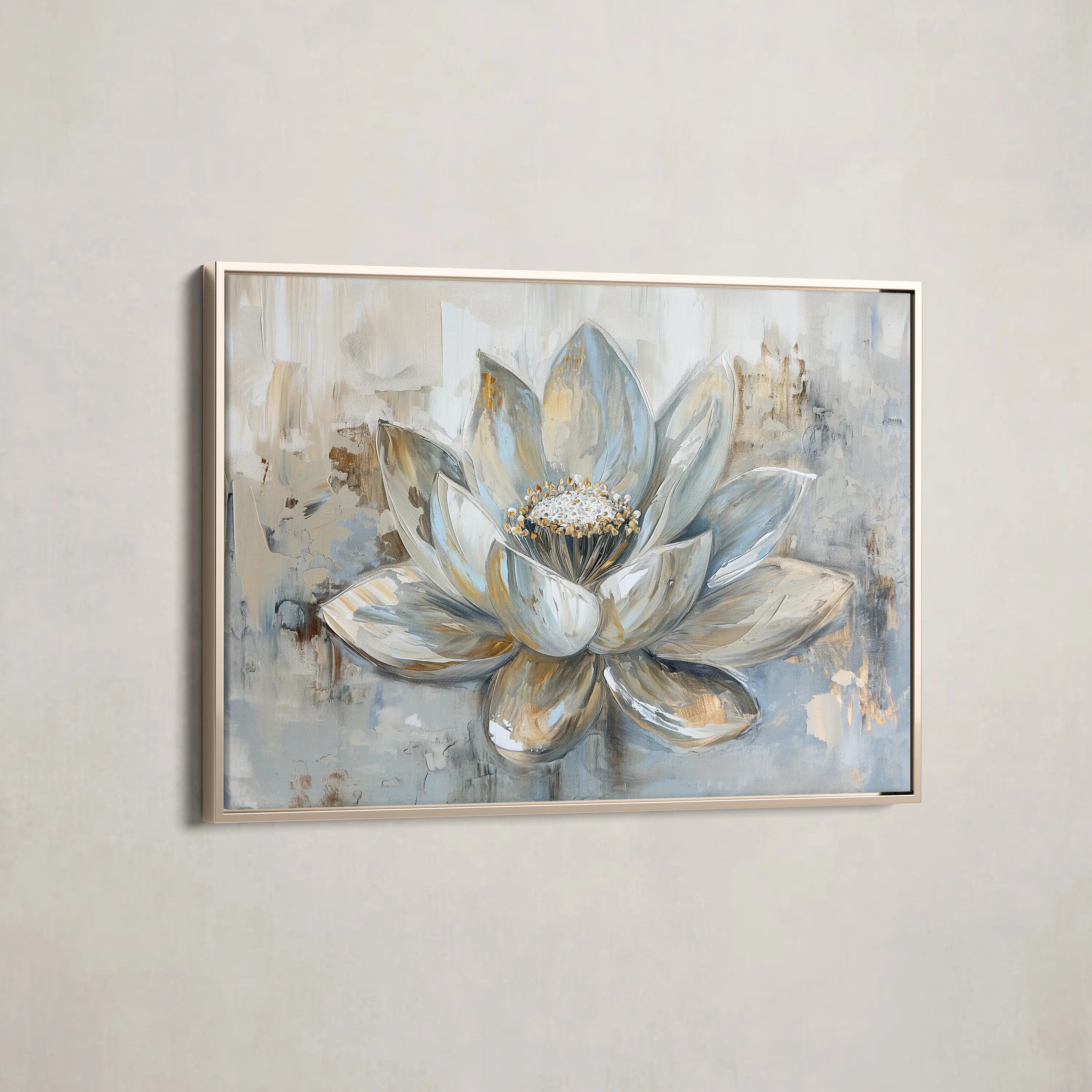 Floral Canvas Wall Art WAD094-F 90 x 60 cm / Stretched on hidden frame