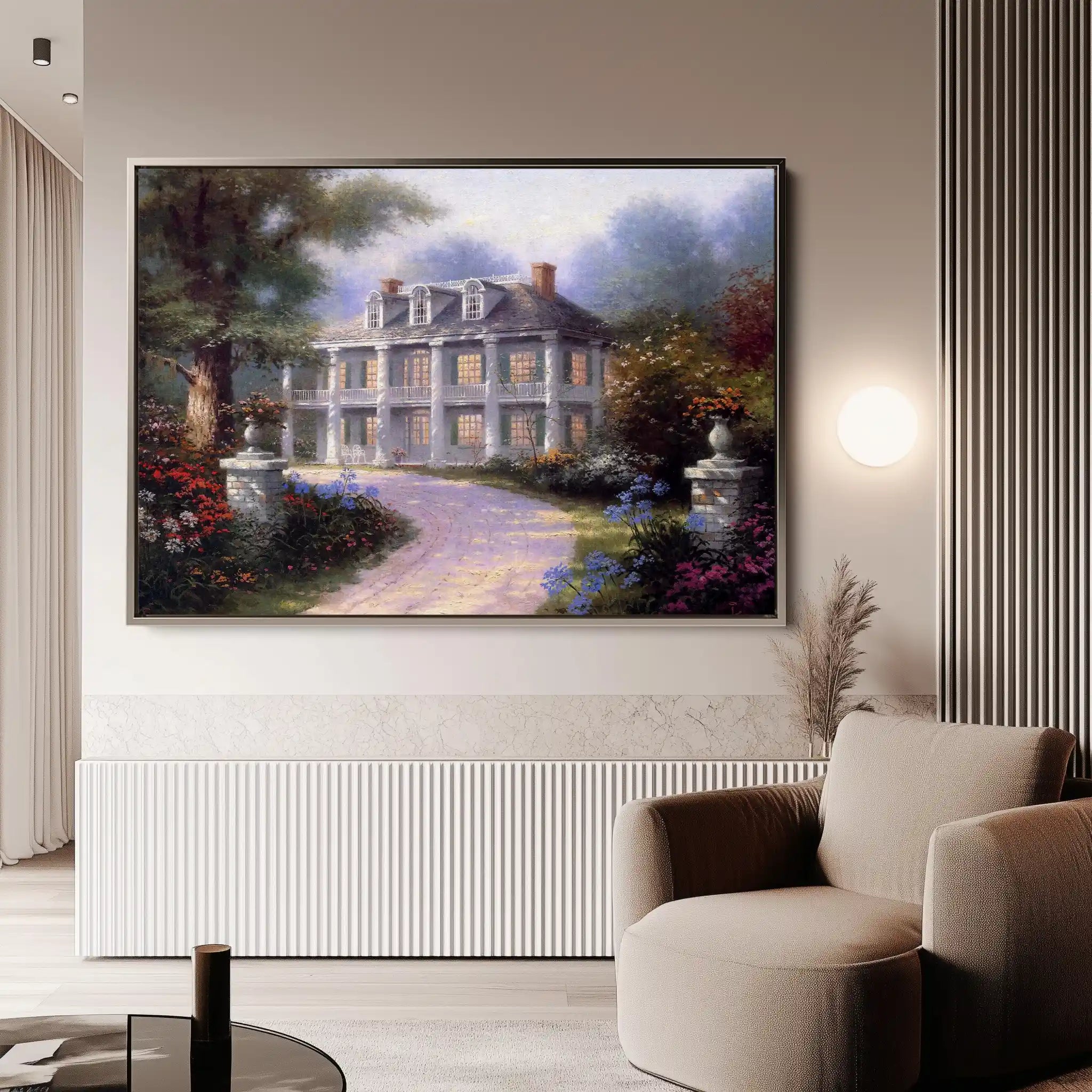 Landscape 094 Canvas Art 90 x 60 cm / Stretched on hidden frame