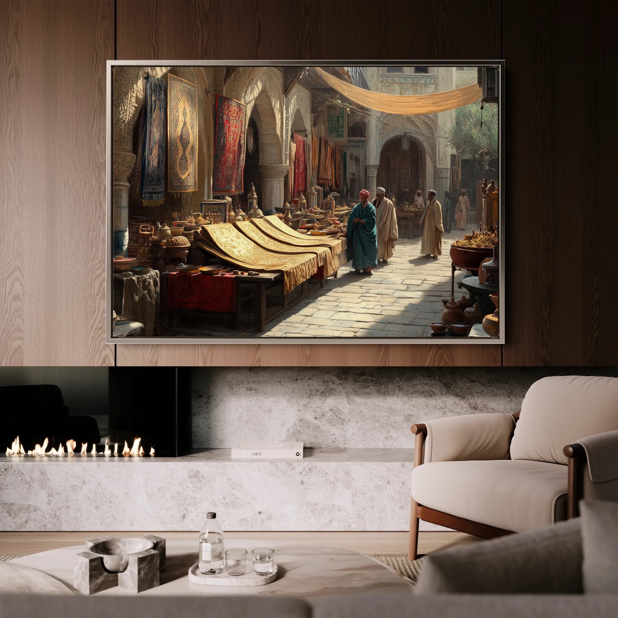 Orientalist Canvas Wall Art WAD094-OR 90 x 60 cm / Stretched on hidden frame