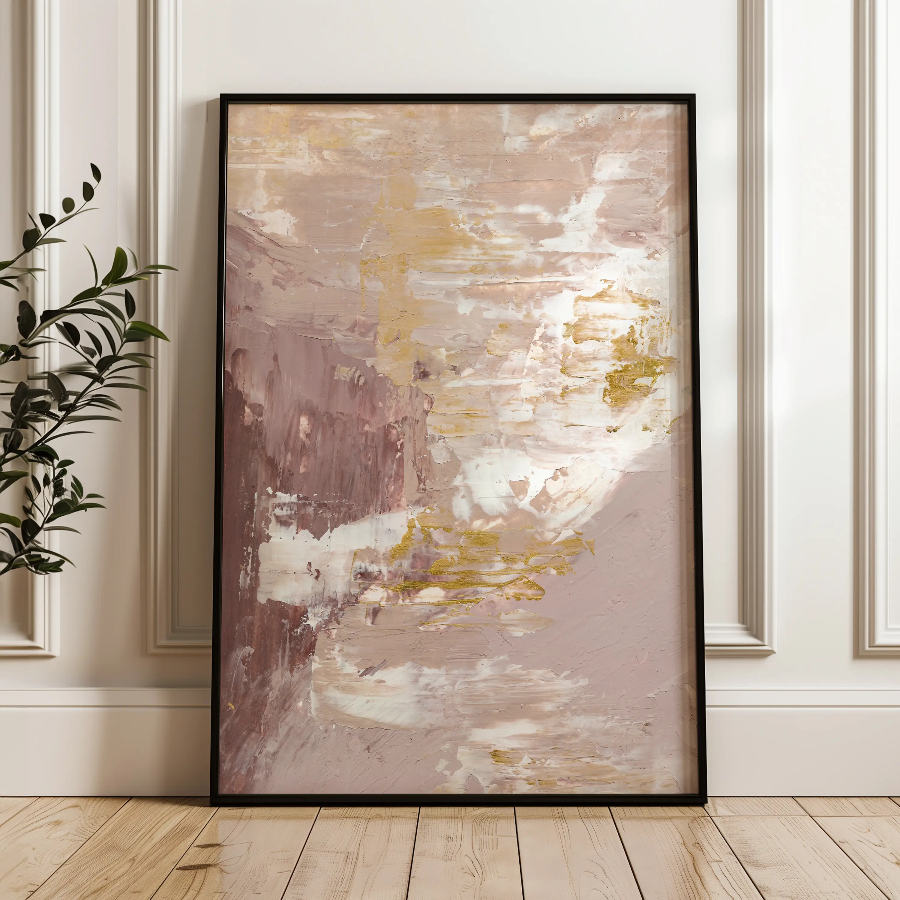 Abstract Canvas Wall Art WAD095-A 90 x 60 cm / Stretched on hidden frame