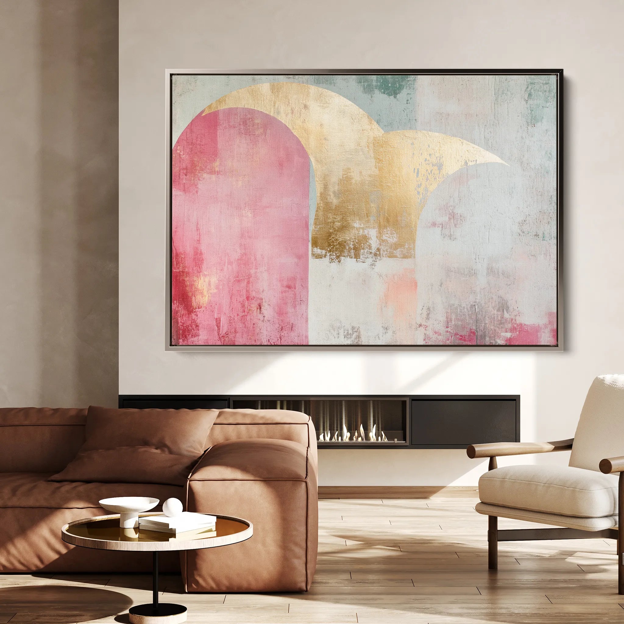 Boho Canvas Wall Art WAD095-BH 90 x 60 cm / Stretched on hidden frame
